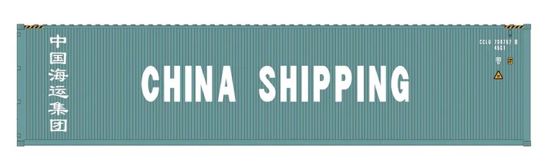 Aurora Miniatures HCBCLT1 HO 40ft Containers 3 Pack China Shipping (CCLU 708767/708800/708953) - AURHCBCLT1