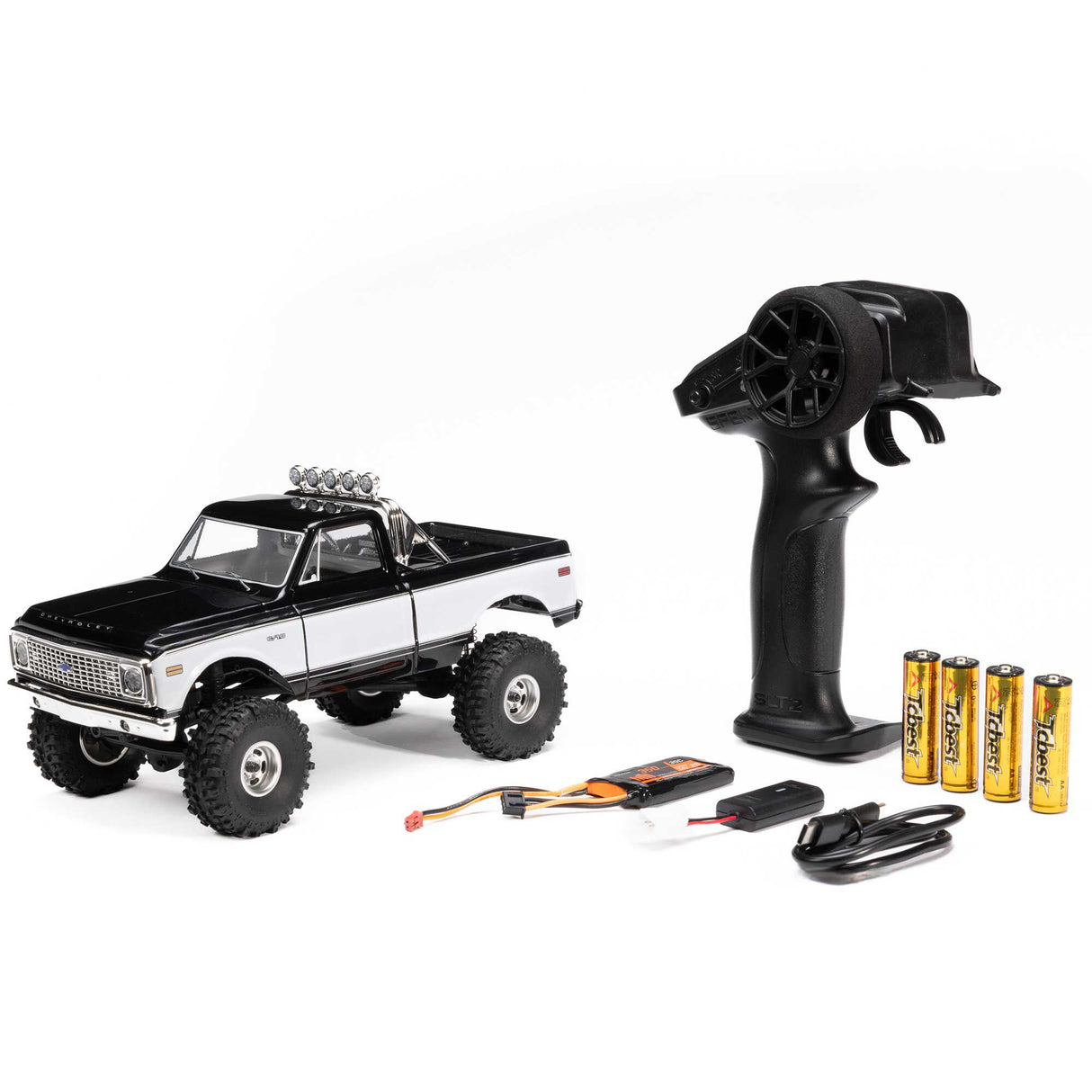 Axial 1/24 SCX24 1971 Chevrolet C10 4WD Truck RTR, Black