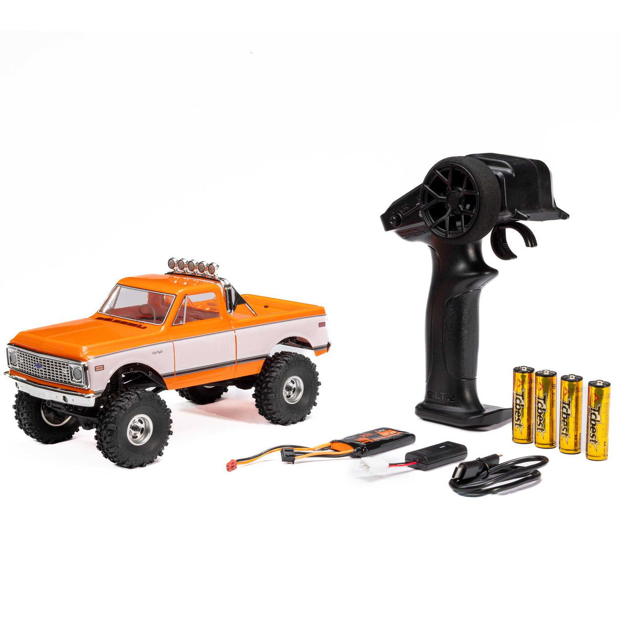 Axial 1/24 SCX24 1971 Chevrolet C10 4WD Truck RTR, Orange