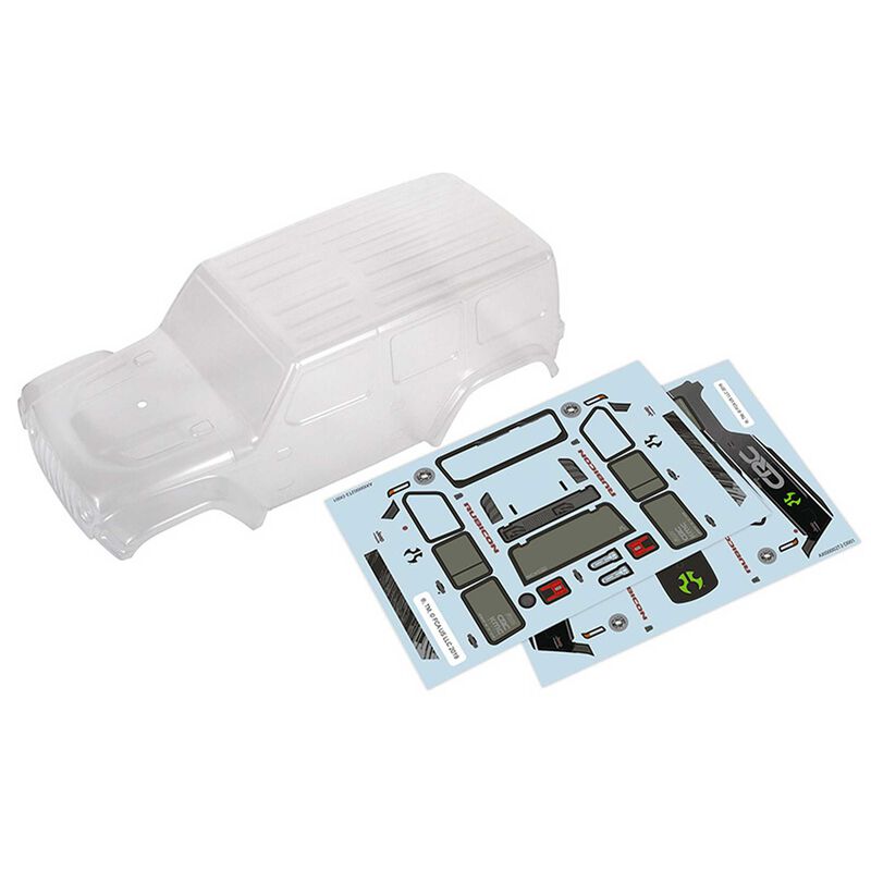 Axial 2019 Jeep JLU CRC Body, Clear & Precut: SCX24 - AXI200000