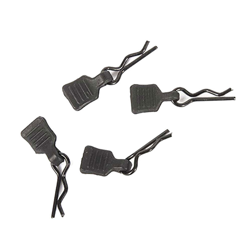 Axial AXA1059 Body Clip 6mm Black (10) - AXIC1059