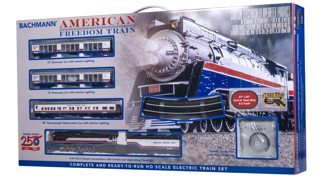 Bachmann HO American Freedom Train Starter Train Set - Standard DC
