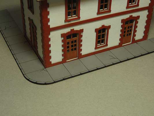 Bachmann Trains Concrete Sidewalk -- 1 x 4-1/2" 2.5cm x 1.5m - BAC39104