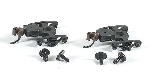 Bachmann N Freight Trucks Less Wheels 12 Pairs -- Roller Bearing