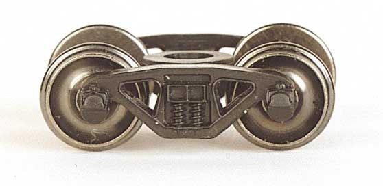 Bachmann HO Barber-Bettendorf Friction-Bearing Trucks with Metal Wheels -- 1 Pair