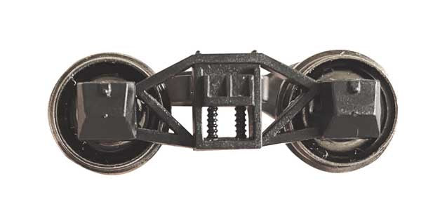 Bachmann HO Old-Time Arch-Bar Friction-Bearing Trucks with Metal Wheels -- 1 Pair
