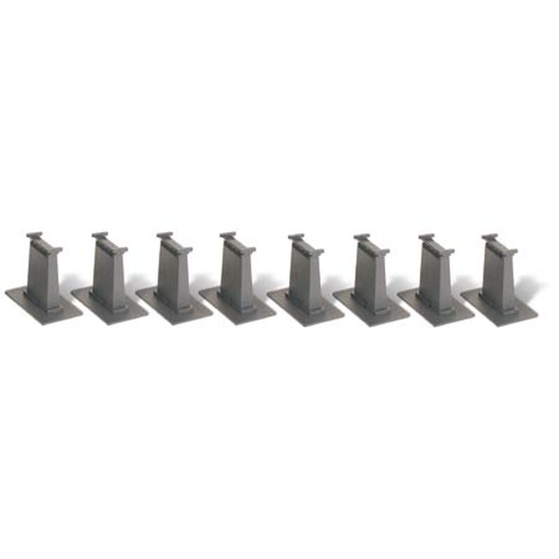 Bachmann Trains HO Tall Pier Set - E-Z Track(R) -- 8-Piece - BAC44472