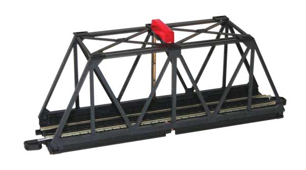 Bachmann Trains HO Truss Bridge with Blinking Light - E-Z Track(R) -- Kit - BAC44473