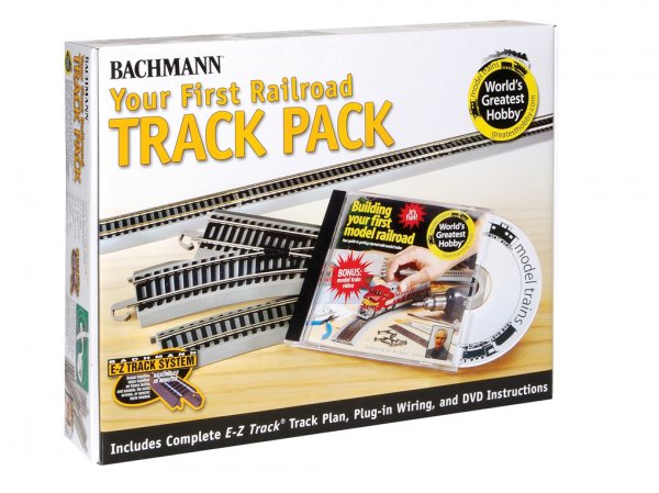 Bachmann Trains HO Your First Railroad Track Pack - E-Z Track(R) -- For 4 x 8 Layout - BAC44596
