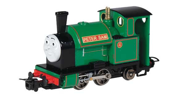 Bachmann HOn30 Thomas & Friends(TM) Narrow Gauge 0-4-2T - Standard DC -- Peter Sam #4 (green, black, red, white, gold)