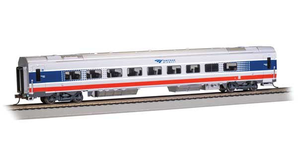 Bachmann HO Siemens Venture Coach - Amtrak Version - Ready to Run -- Amtrak Midwest #4214 (Business Class A, silver, red, blue)