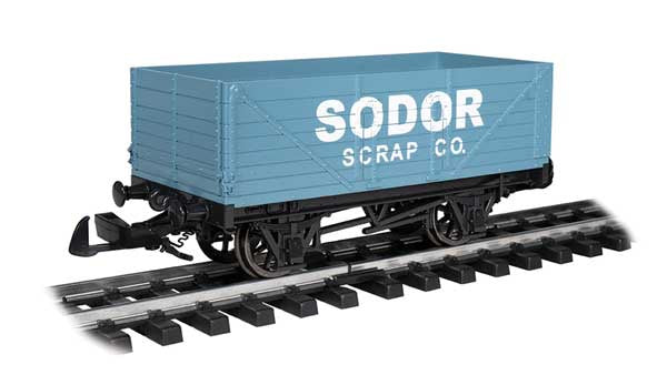 Bachmann G Mining Wagon - Thomas & Friends(TM) -- Sodor Scrap Co. (blue, white)
