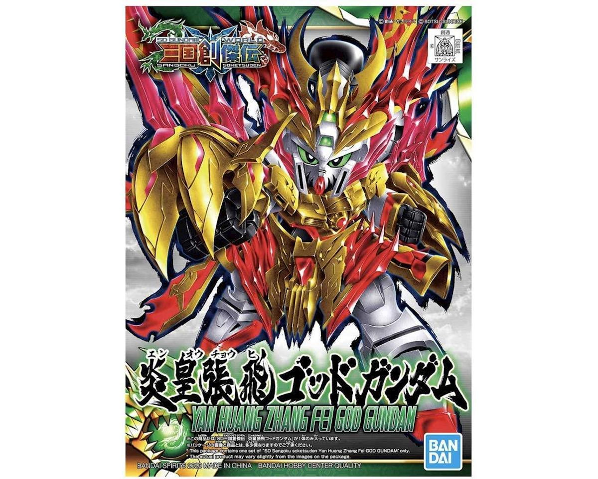 Bandai SD Sangoku Soketsuden #33 Yan Huang Zhang Fei God Gundam Model Kit