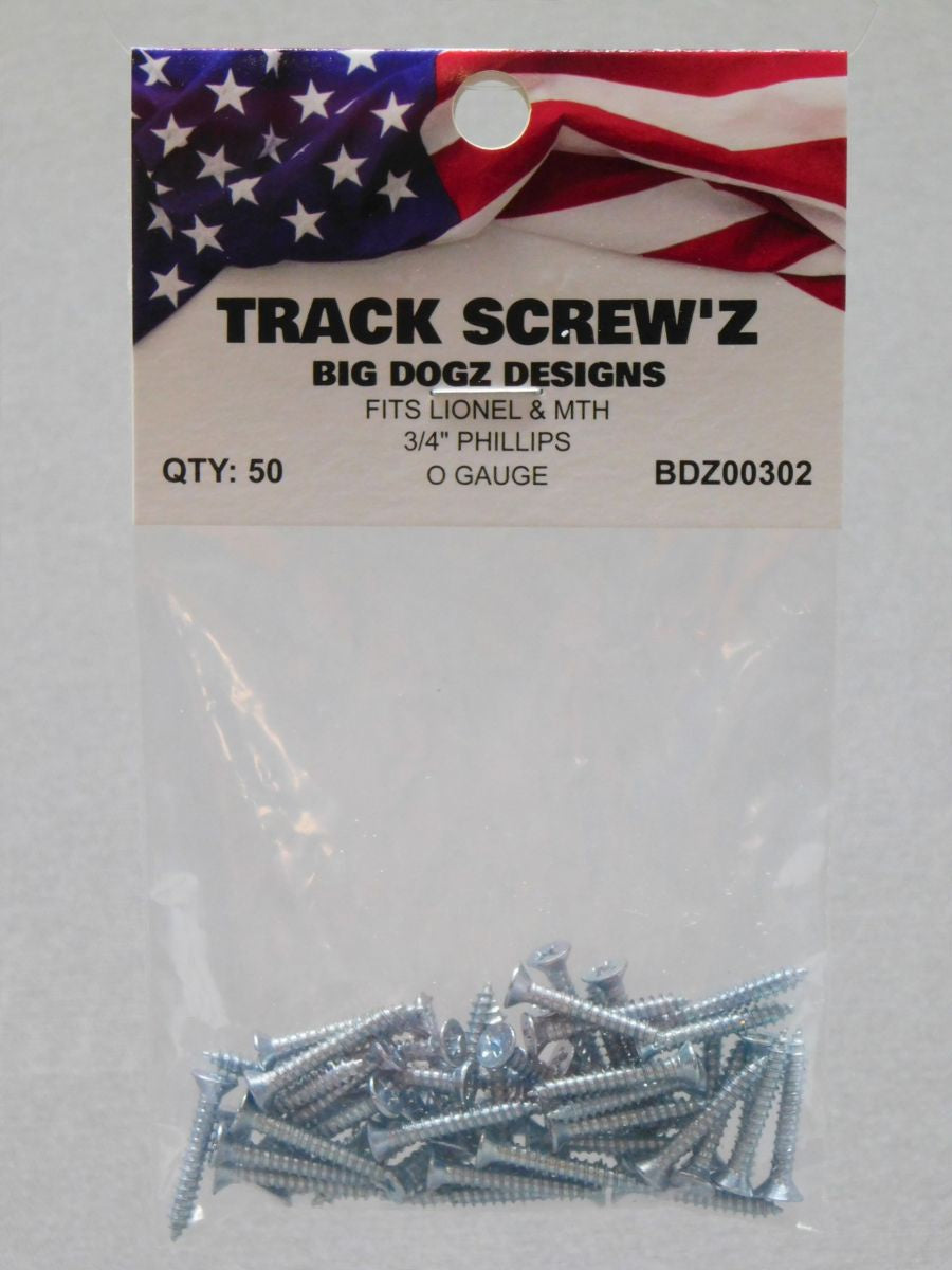 Track Screw’z 50 Count (Lionel and MTH)