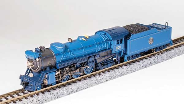 Broadway Limited 10385 N USRA 4-6-2 Heavy Pacific - Sound and DCC - Paragon4(TM) -- Central Railroad of New Jersey #833 (Blue Comet, blue, graphite)