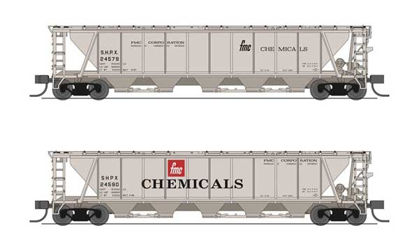 Broadway Limited BLI7265 N H32 Covered Hopper, (2-pack) - BLI7265