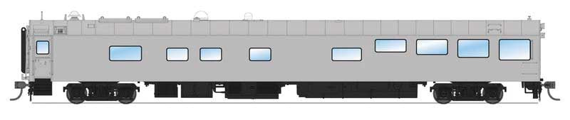 Broadway Limited HO Track Inspection Theater Car - Ready to Run -- Painted, Unlettered (gray)