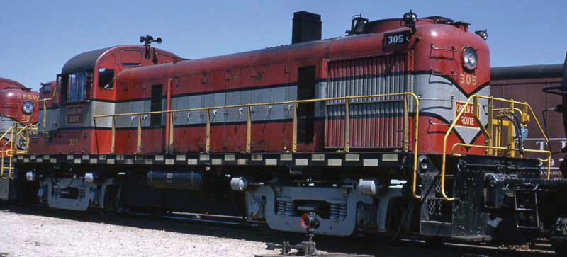 Bowser Alco RS3 - Standard DC -- Green Bay & Western #308 (red, gray) - BOW24656