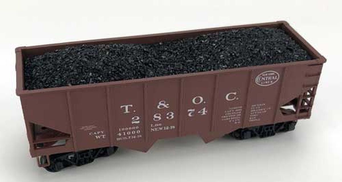 Coal Load 2-Pack -- Fits Accurail 55-Ton Hoppers