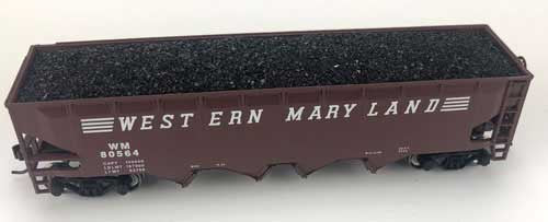 Real Coal Load 2-Pack -- Fits Athearn 40' 4-Bay Offset-Side Hopper