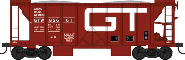 Bowser HO 70 Ton 2 Ballast Car w/ Side Chutes, GTW 85661 - BOW42807