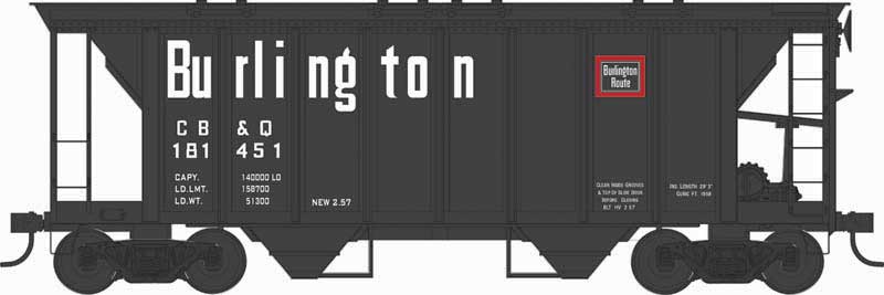 Bowser HO H34 Covered Bowser HOpper Burlington #181495