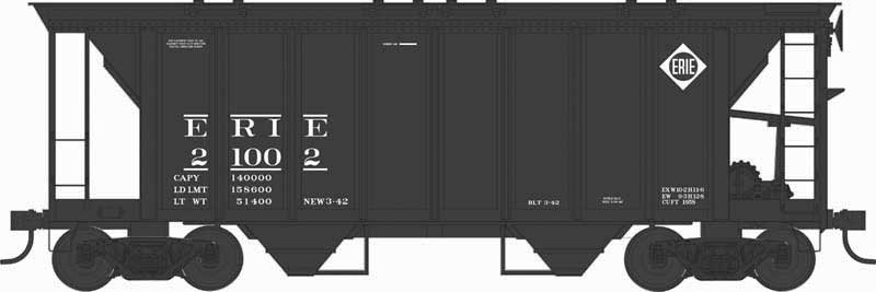 Bowser HO H34 Covered Bowser HOpper Erie #21033