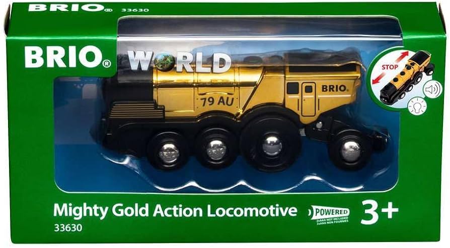 Brio Mighty Golden Action Locomotive
