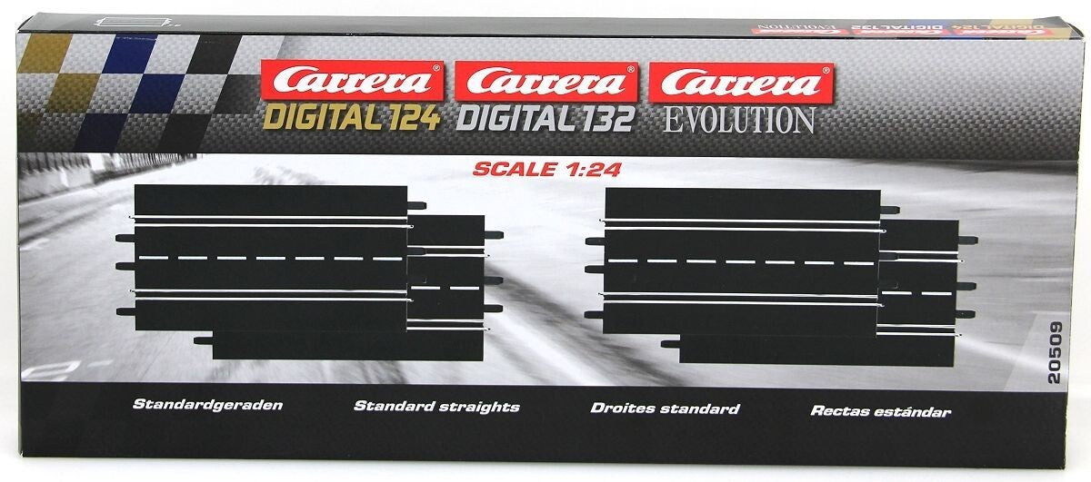Carrera 20509 Standard straights (4) - CAR20509