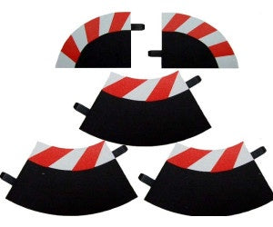 Carrera Inside shoulder Curve 1/60° (3), end piece (2) - CAR20551