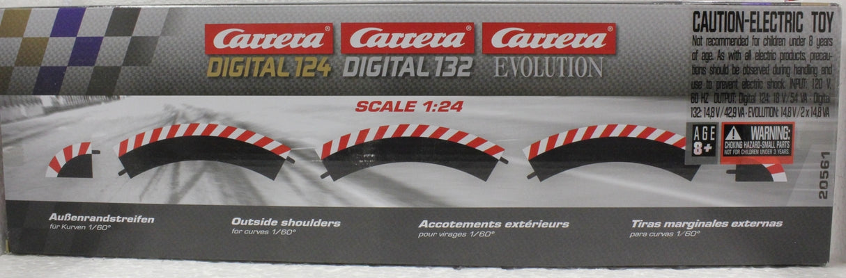 Carrera Outside shoulder 1/60° (3), end piece (2) - CAR20561