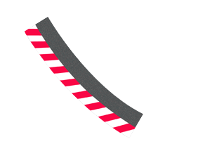 Carrera Outside shoulder 3/30 (6), end piece (2) - CAR20563