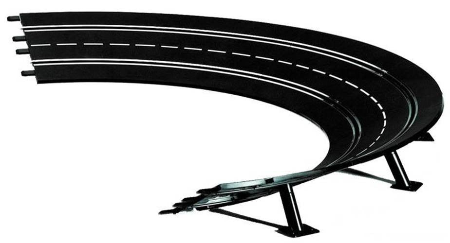 Carrera High banked curve 4/15°, 12 pcs - CAR20579