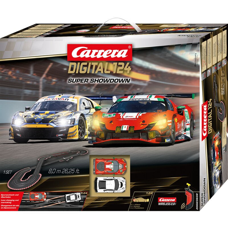 Carrera 23639 Digital 1:24 Slot Car Set - Super Showdown #23639