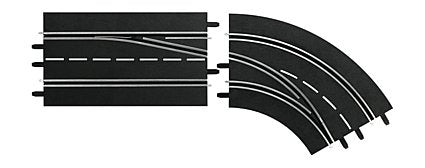 Carrera Lane Change Right Curve, Out to In - CAR30365
