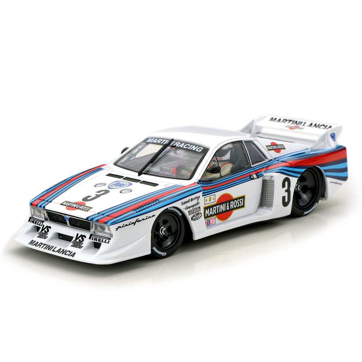 Carrera Digital 1:32 Slot Car - Lancia Beta Montecarlo Turbo "Martini Racing, No.8", 1981 - CAR31065