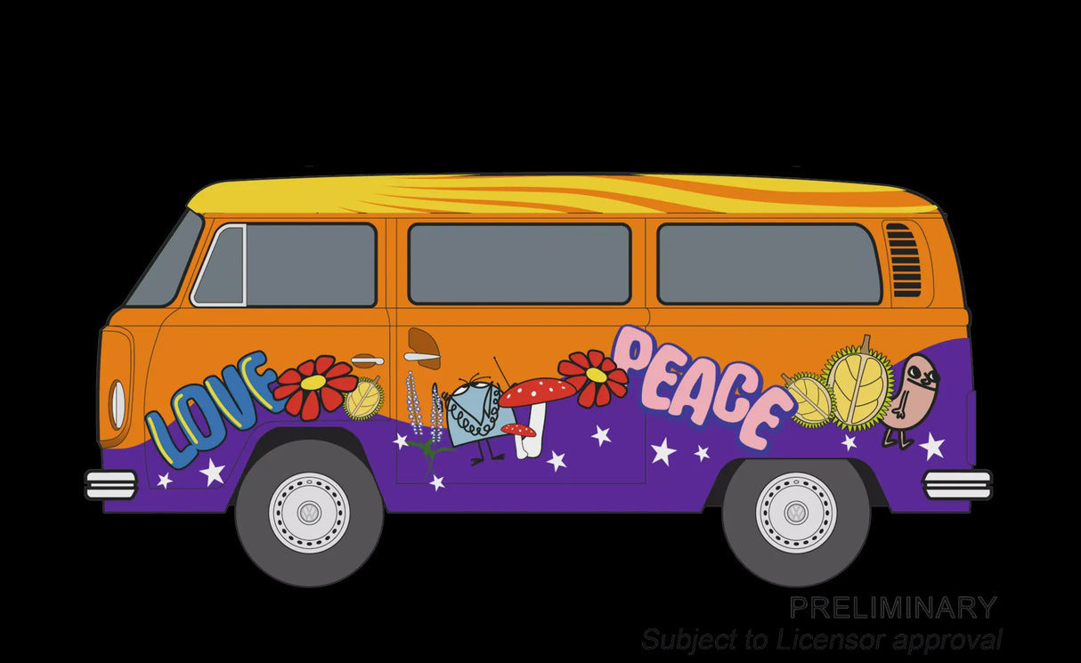 Carrera Digital 1:32 Slot Car - VW Bus T2b "Peace and Love" - CAR31095