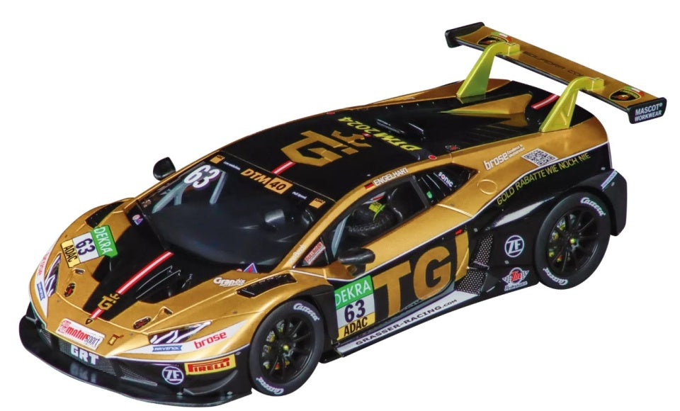 Carrera 32058 Digital 1:32 Slot Car - Lamborghini Huracán GT3 Evo2 "GRT Grasser Racing, No.63" DTM 2024 #32058