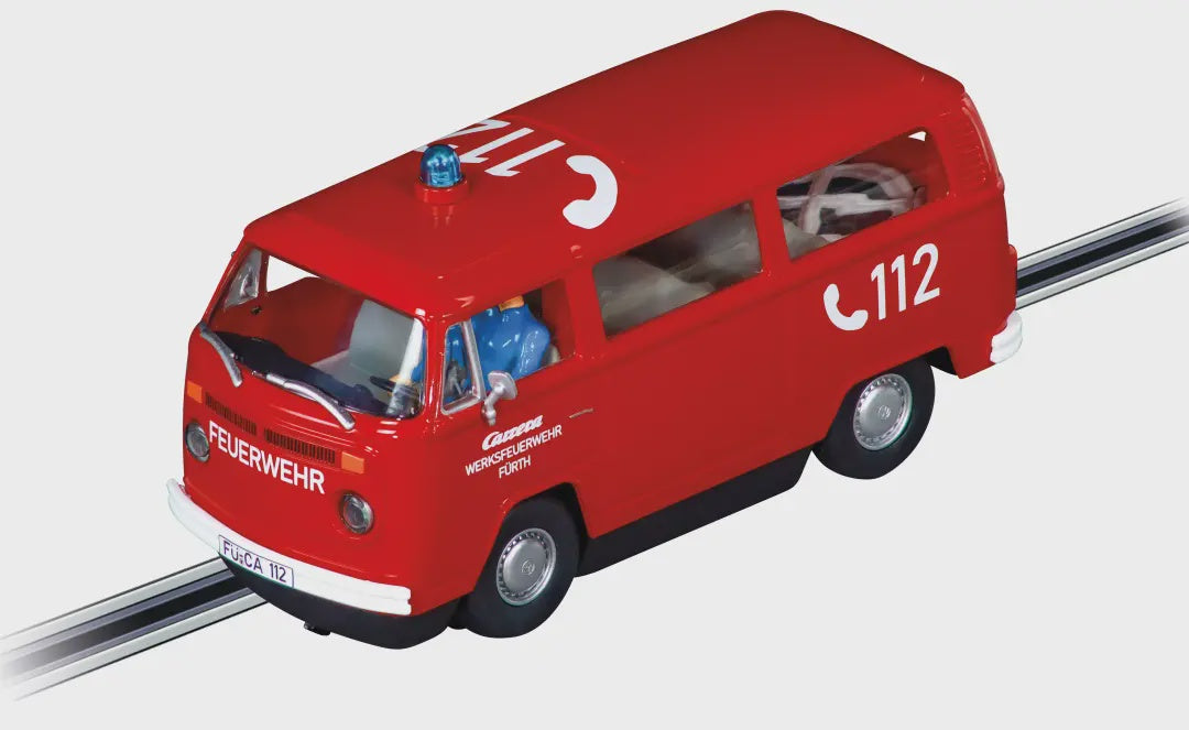 Carrera 1:32 Digital Slot Car - VW Bus T2b "Fire Brigade" #32083