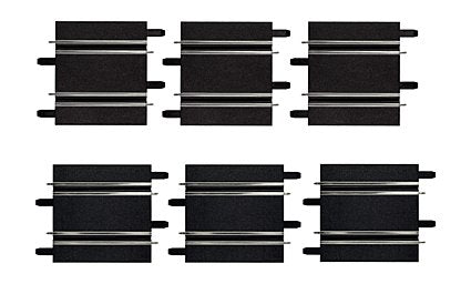 Carrera Straights 10,0 cm and 11,4 cm (3 each) - CAR61658