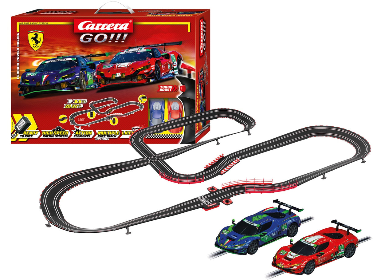 Carrera GO!!! 62575 Ferrari Power Slot Car Set