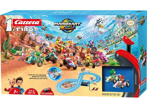 Carrera 63067 First Mario Kart World  Mario vs Yoshi Slot Car Set