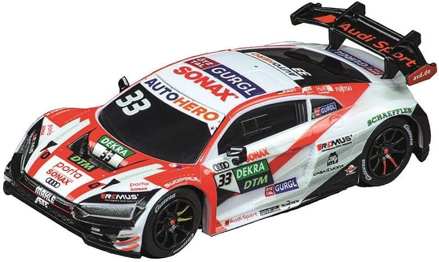 Carrera GO!!! 1:43 Slot Car - Audi R8 LMS GT3 DTM "RenÃ© Rast, No. 33" - CAR64226