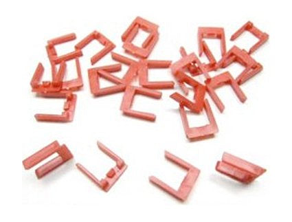 Carrera 85204 Track Connection Clips, RED