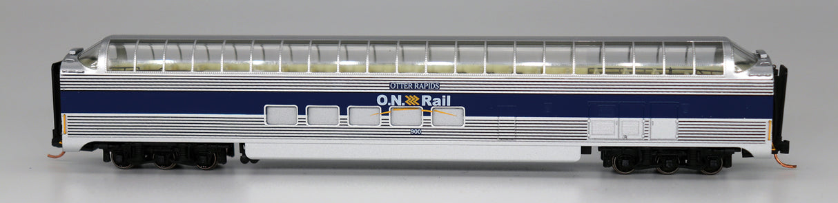 Centrailia Car Shops P-S Superdome Smooth-Side Full-Length Dome - Ready to Run -- Canadian National (black, white, red) - CCS7113