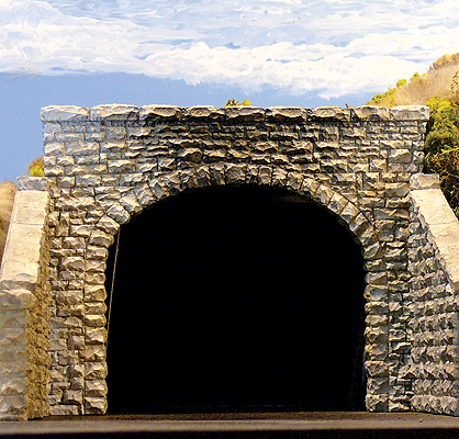 Chooch HO Double Random Stone Tunnel Portal - CHO8370