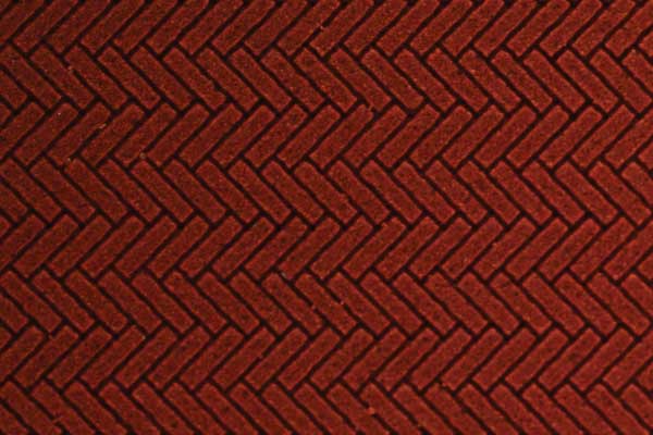 Chooch Flexible Herringbone Dark Red Brick Sheet -- Small for HO &amp; N Scales 1/16" Brick - CHO8661
