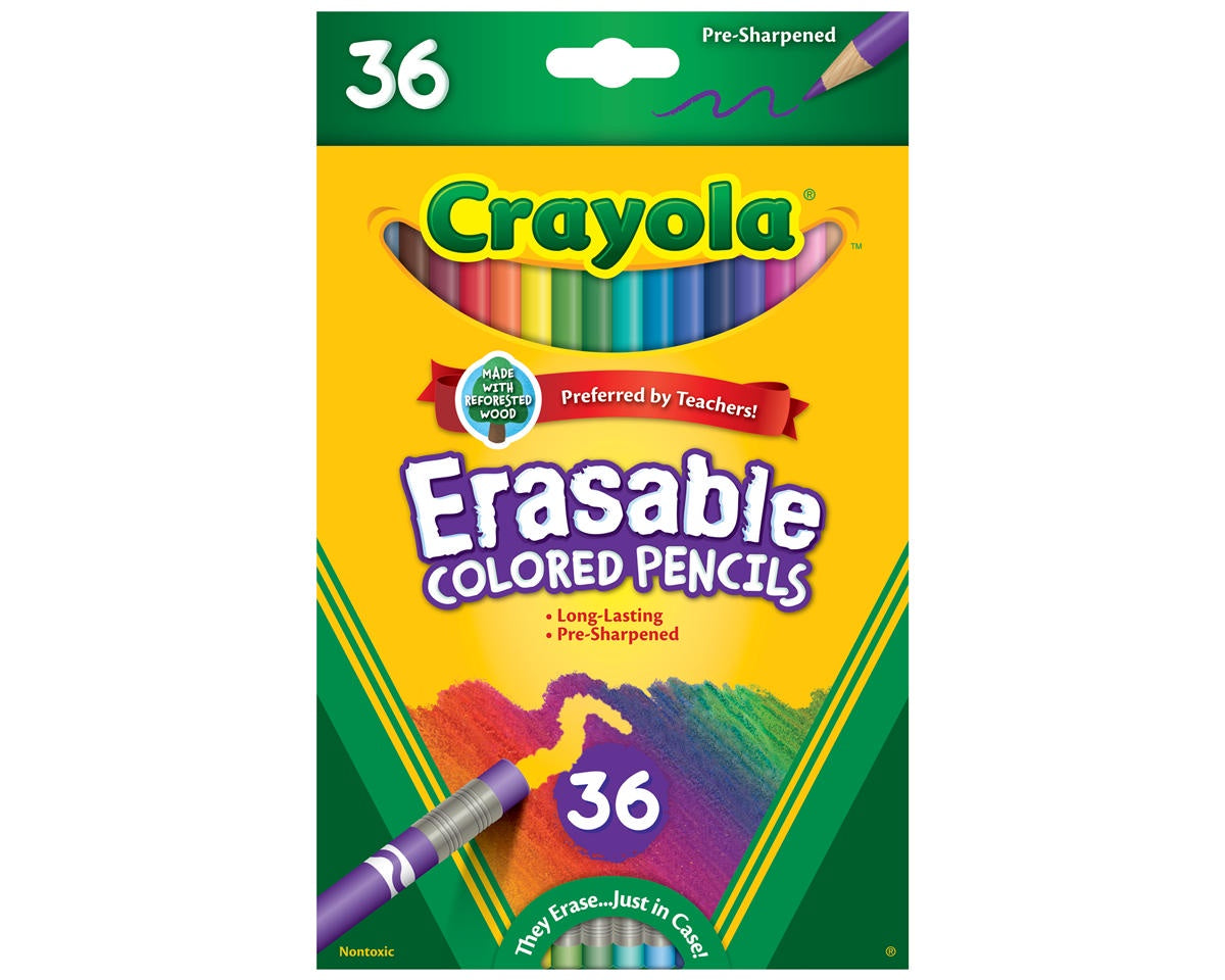 Crayola Erasable Colored Pencils (12)