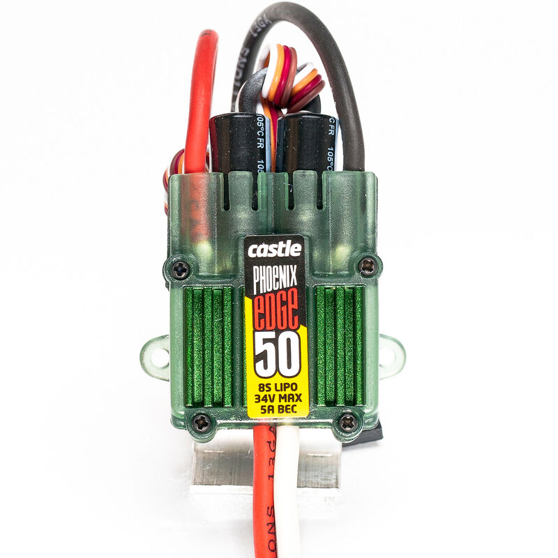 Castle Creations Phoenix Edge 50-Amp 34V ESC w/5 Amp BEC - CSE010010200