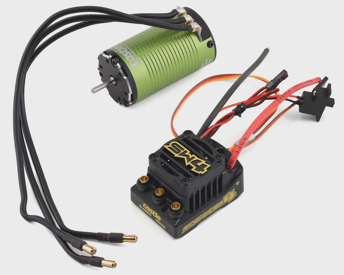 Castle Creations Sidewinder SW4 Waterproof 1/10 ESC/Motor Combo w/1412 (3200kV)
